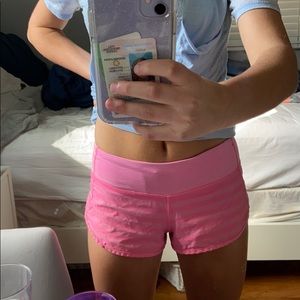 size 2 lululemon speed shorts